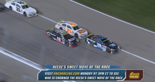 Reese’s Sweet Move of the Race: Brenden Queen takes the lead at Kansas with a perfect restart